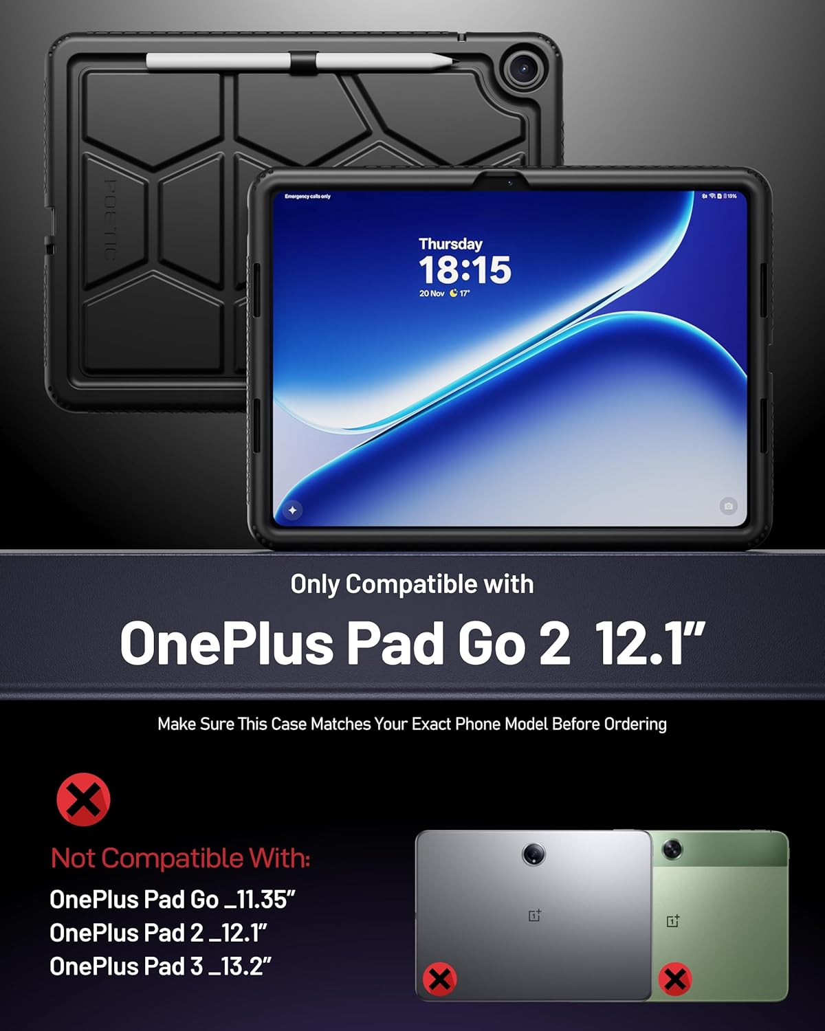 OnePlus Pad Go 2 2025 Case