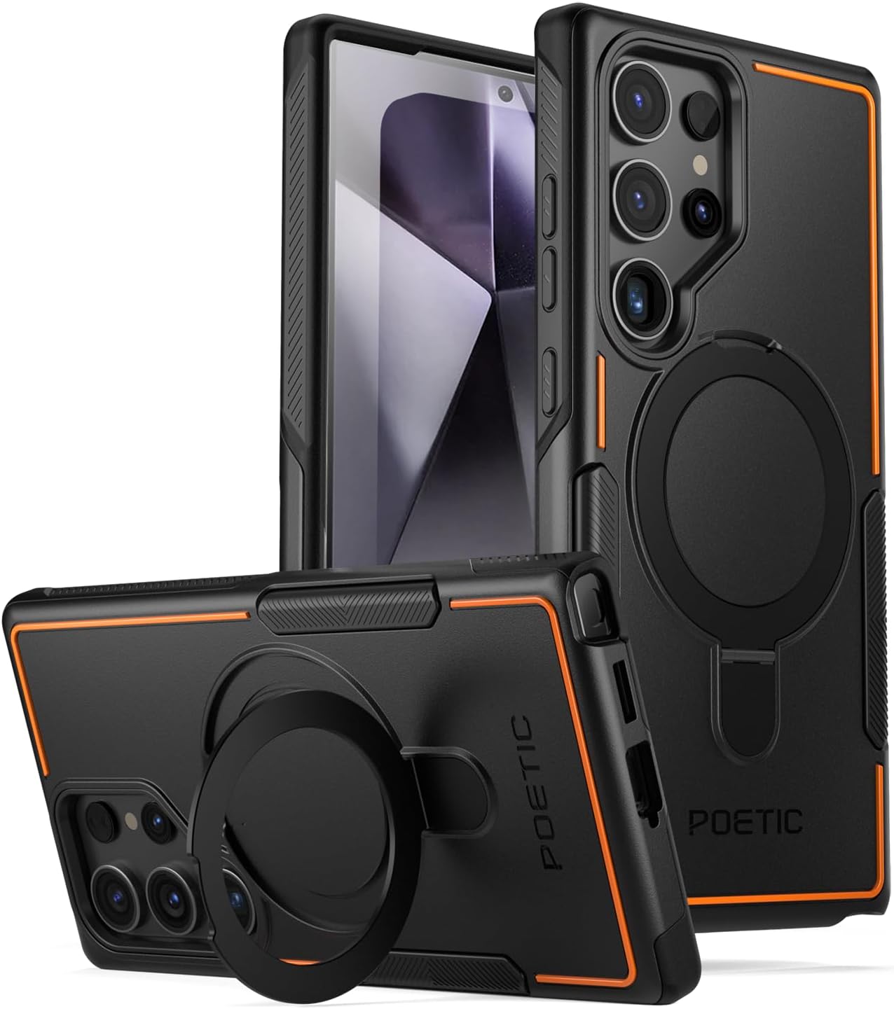 Galaxy S24 Ultra Magnetic Ring Stand Case – Poetic Cases