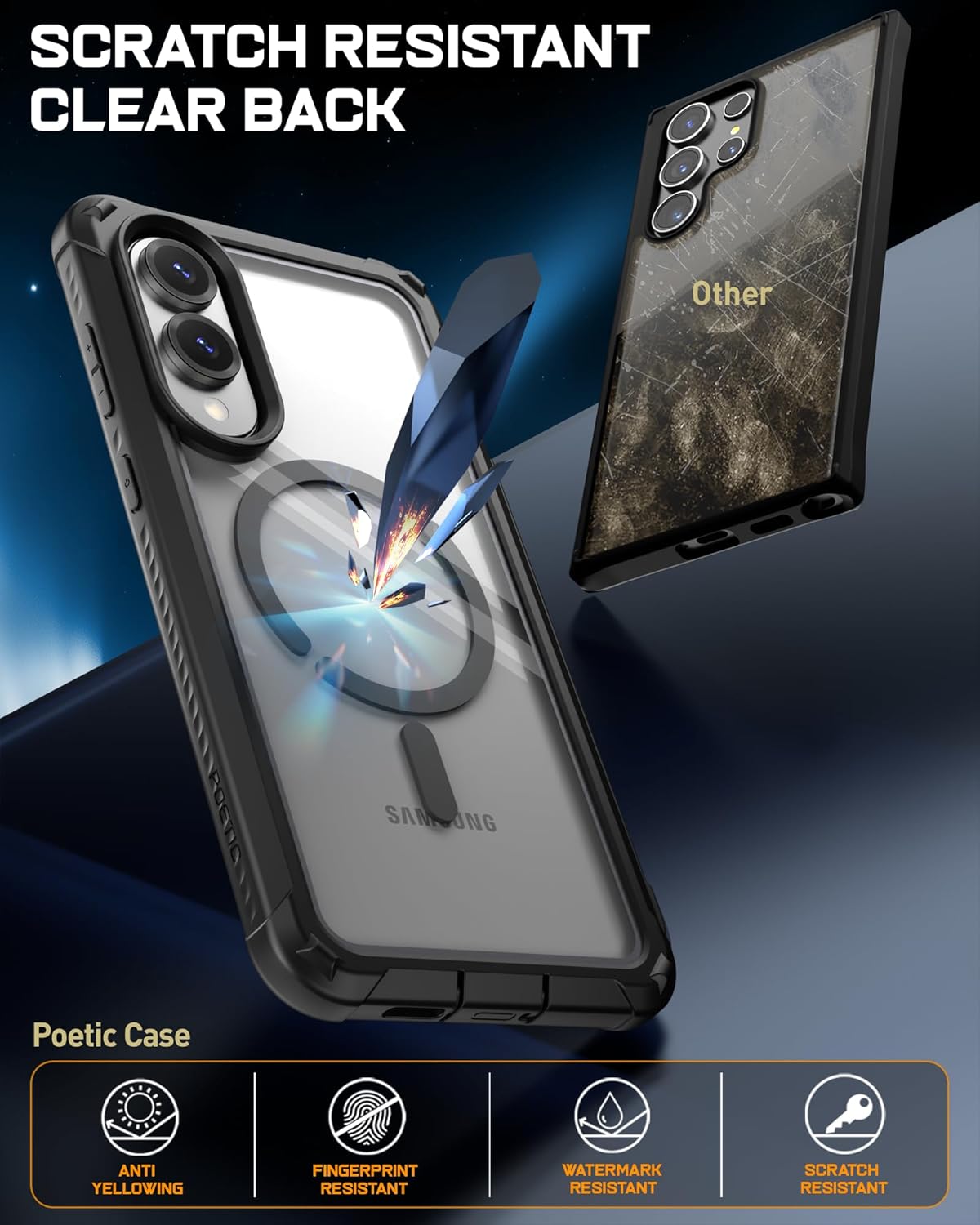 Galaxy S25 Edge with MagSafe Case