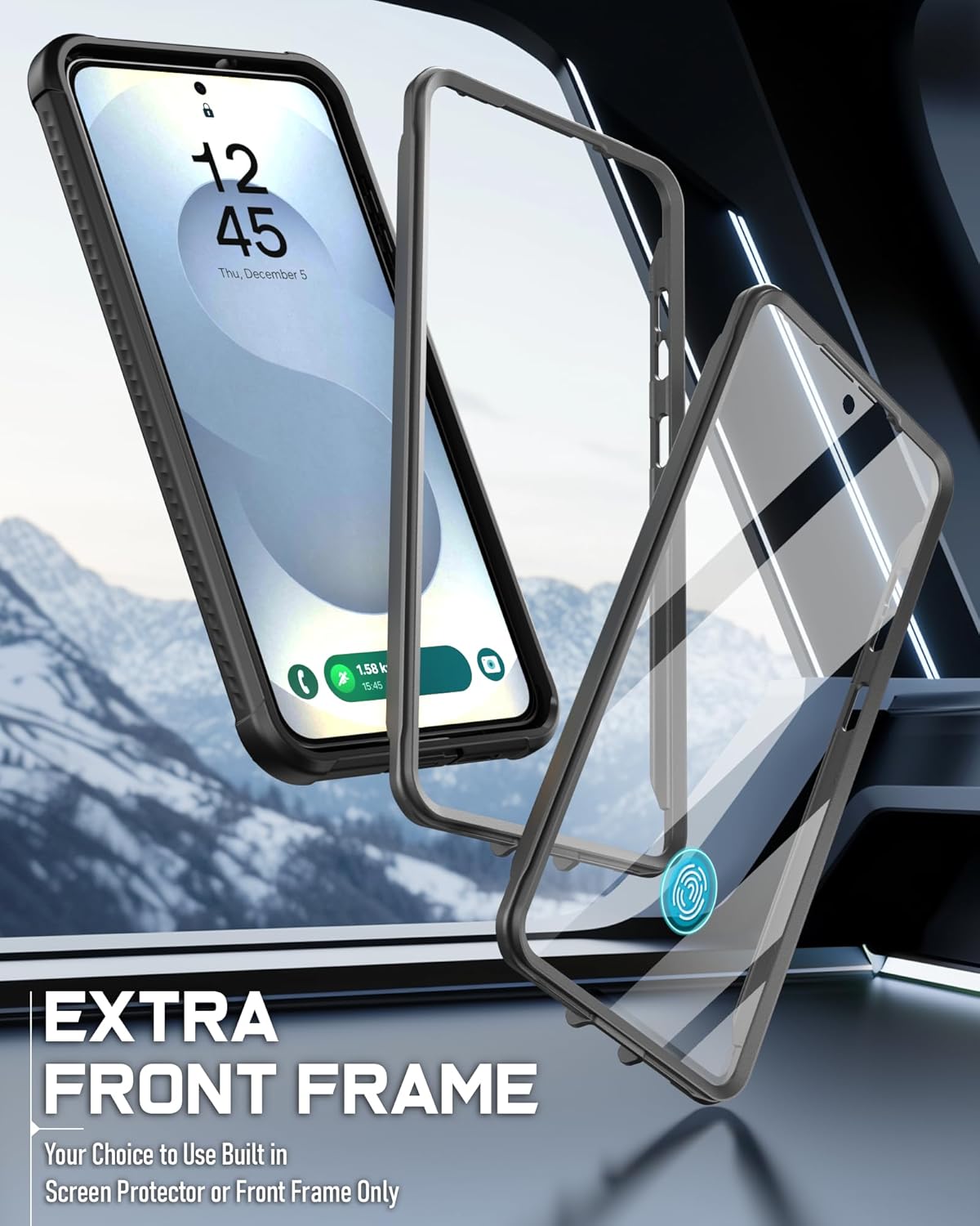 Galaxy S25 Edge with MagSafe Case
