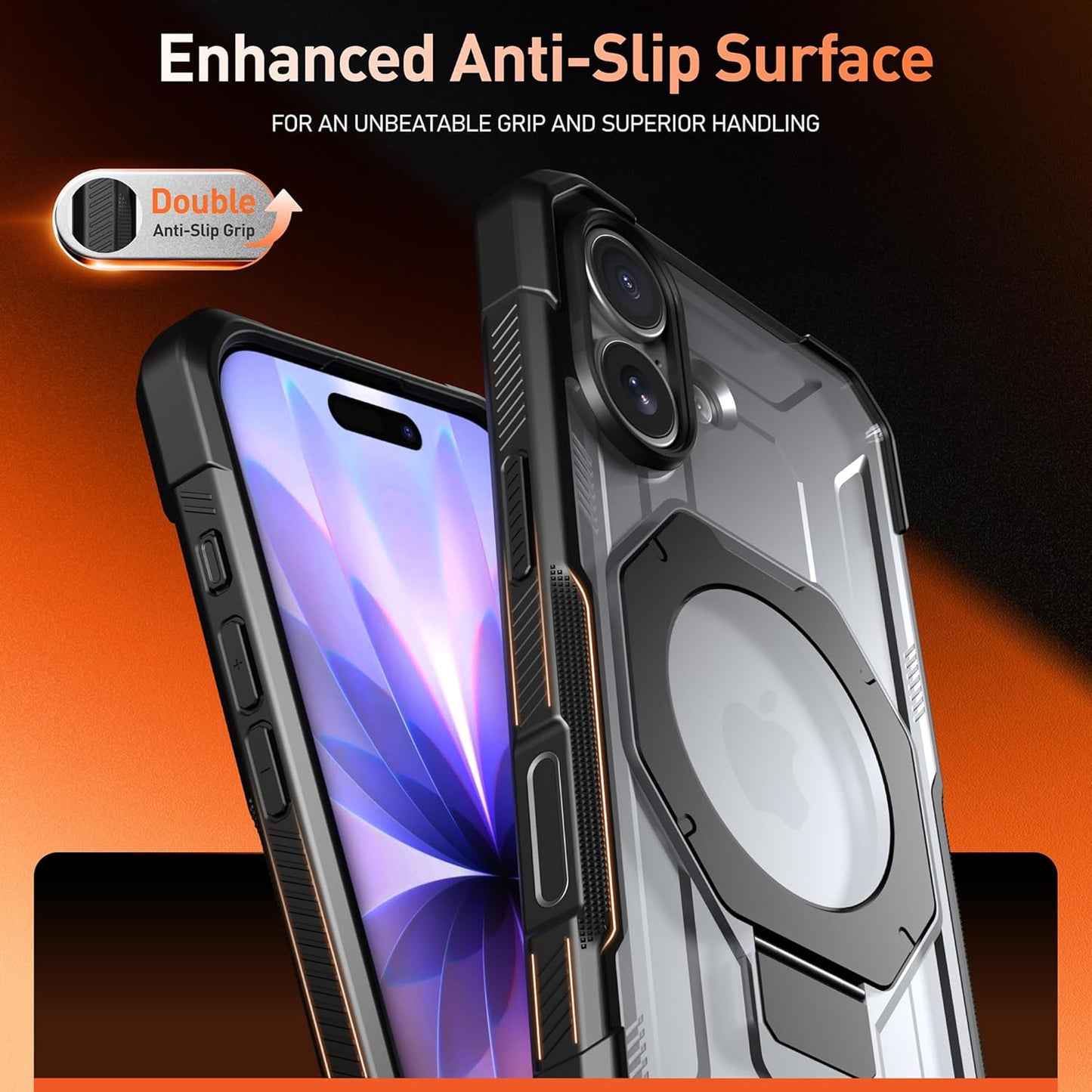 Apple iPhone 17 with Magsafe Ring Stand Case