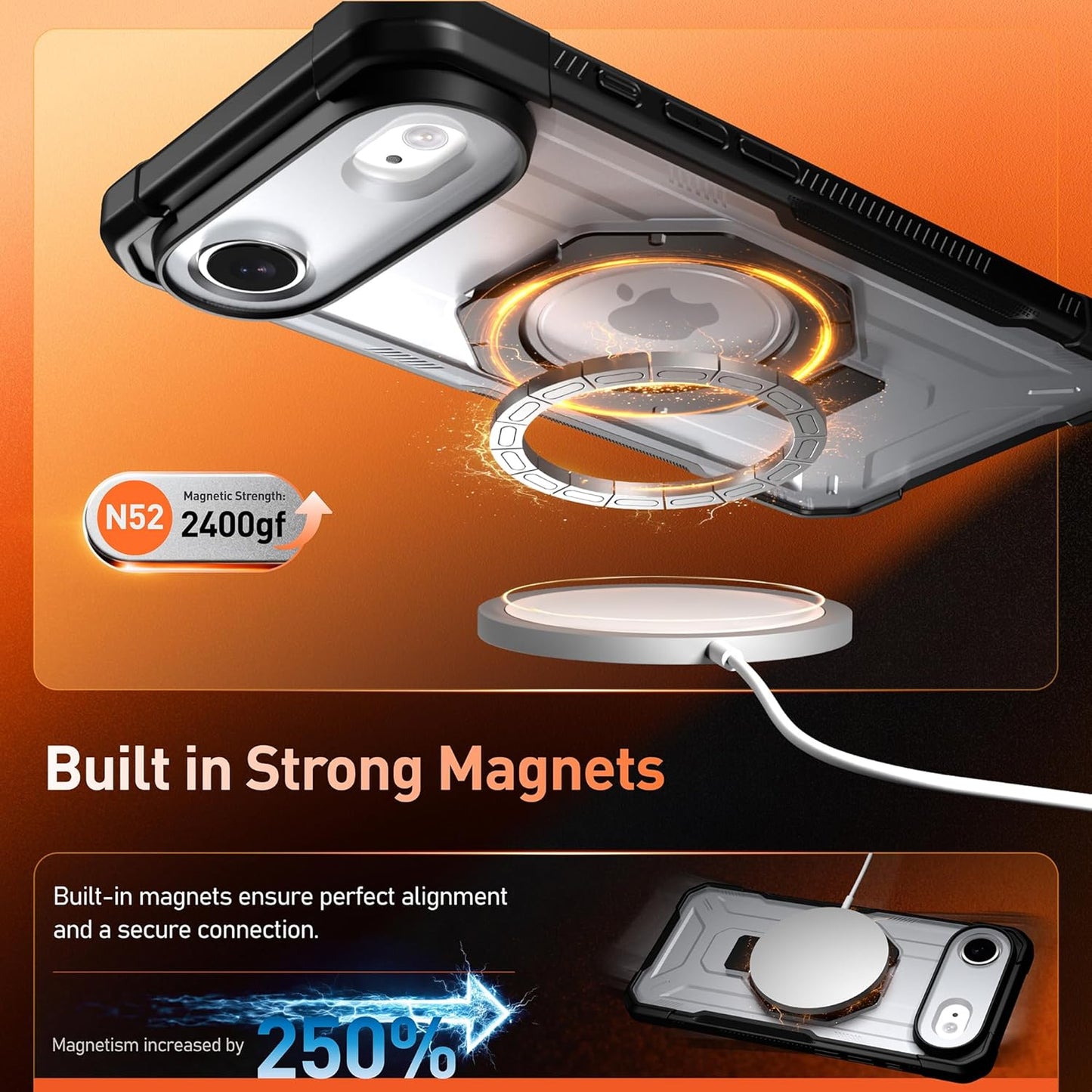 Apple iPhone 17 Air with Magsafe Ring Stand Case