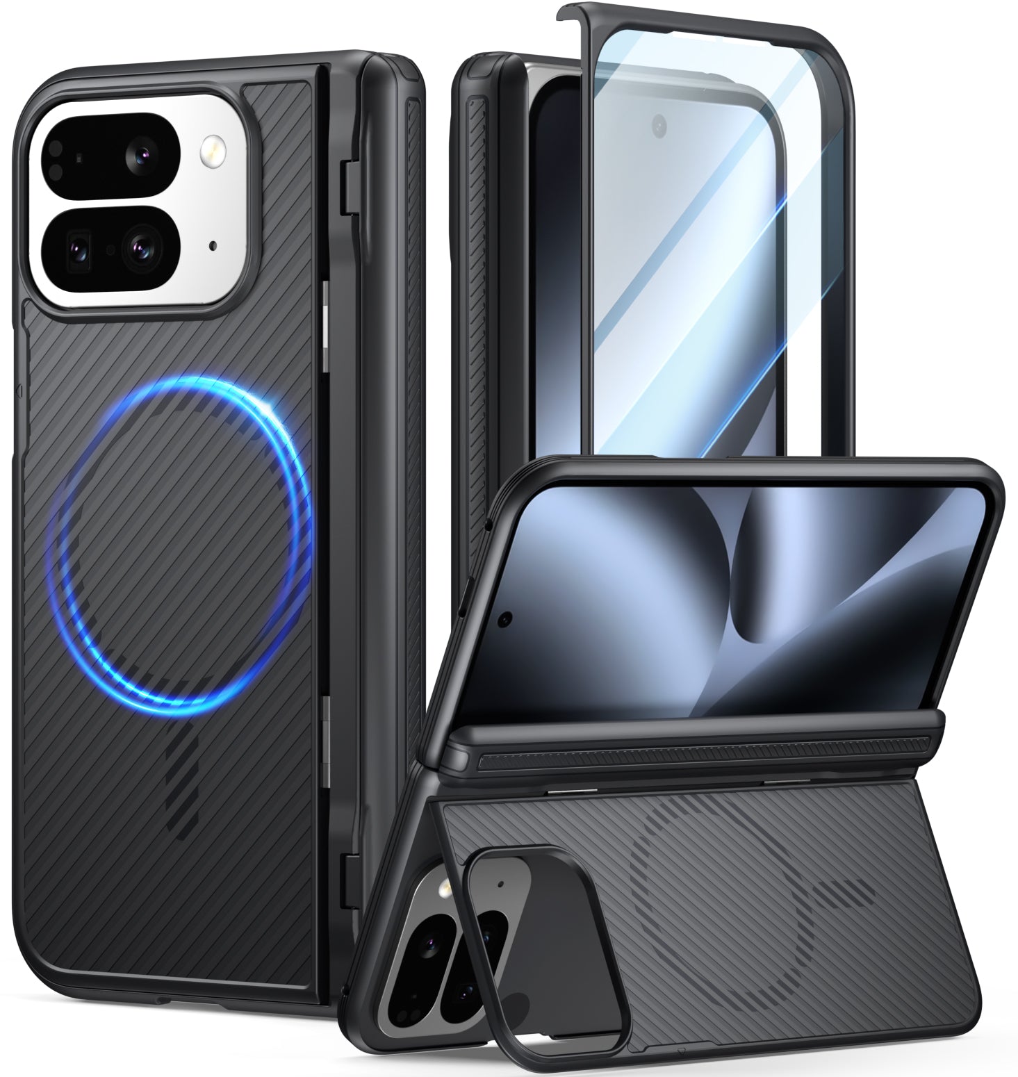 Google Pixel 10 Pro Fold Revolution Flex Case Black Google Pixel 10 Pro Fold Revolution Flex Case Black