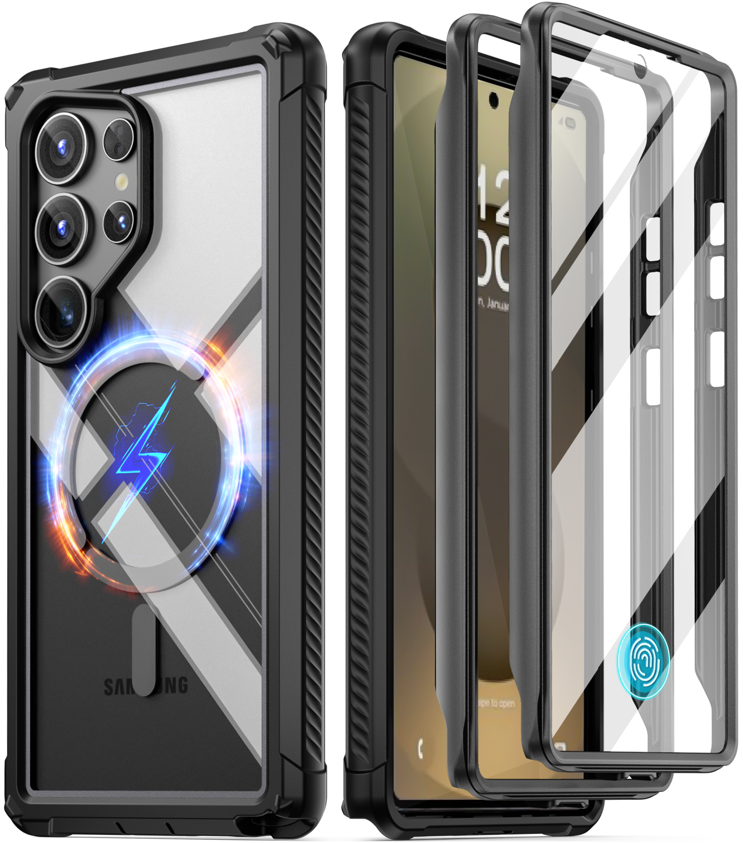 Galaxy S25 Ultra with MagSafe Case – Poetic Cases Galaxy S25 Ultra with MagSafe Case – Poetic Cases