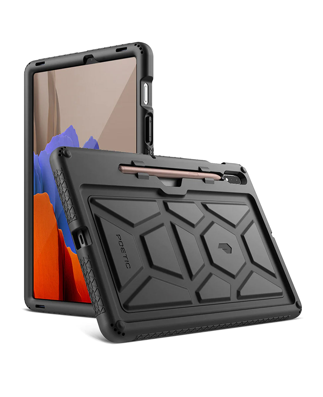 Pour Samsung Galaxy Tab S8 / Tab S7 Couleur Texture Texture Tablette  Tablette Cuir Tablet avec support (