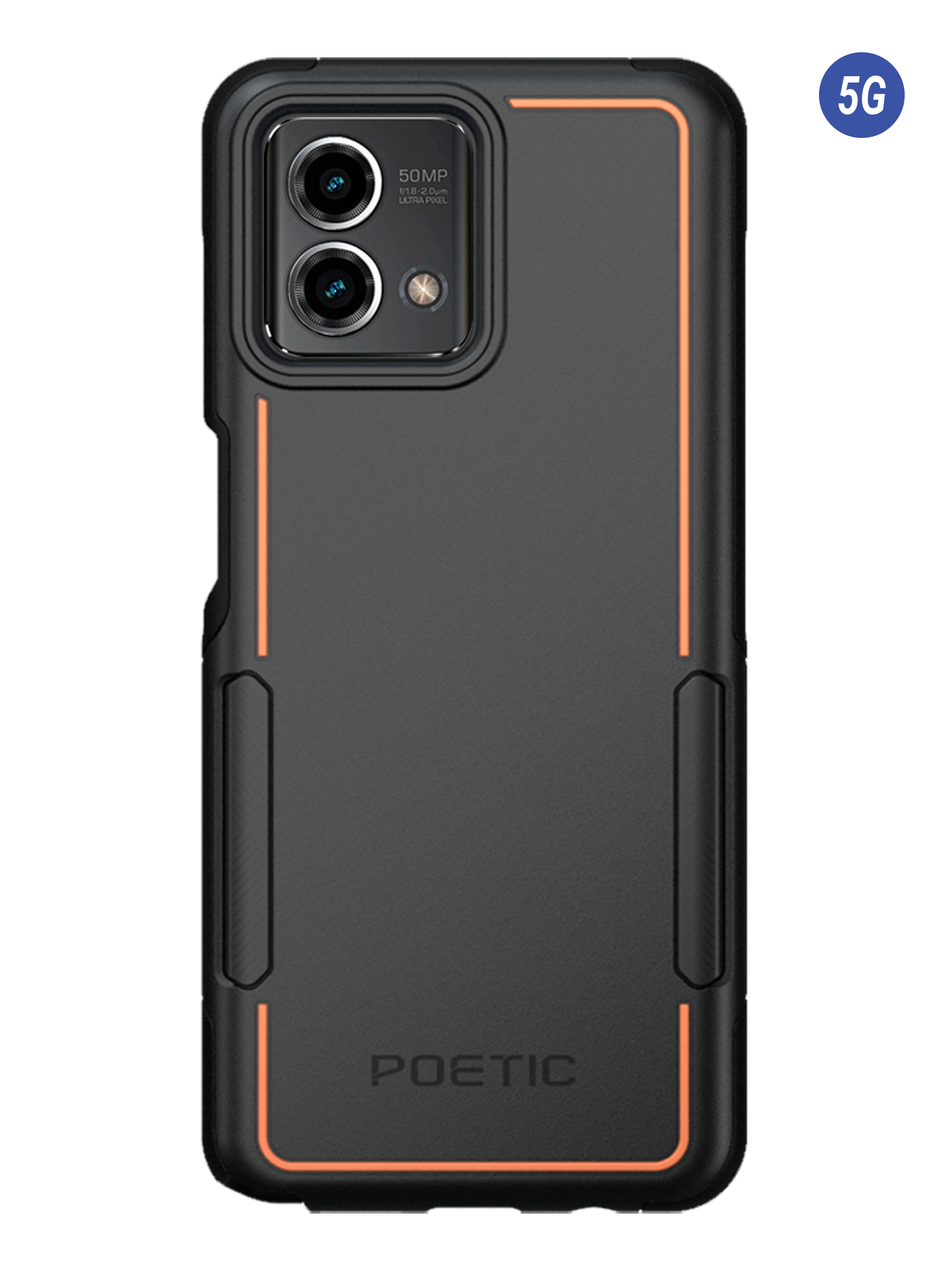 Poetic Neon Case for Moto G Stylus 5G 2023, Dual Layer Heavy Duty Drop Protection, Black