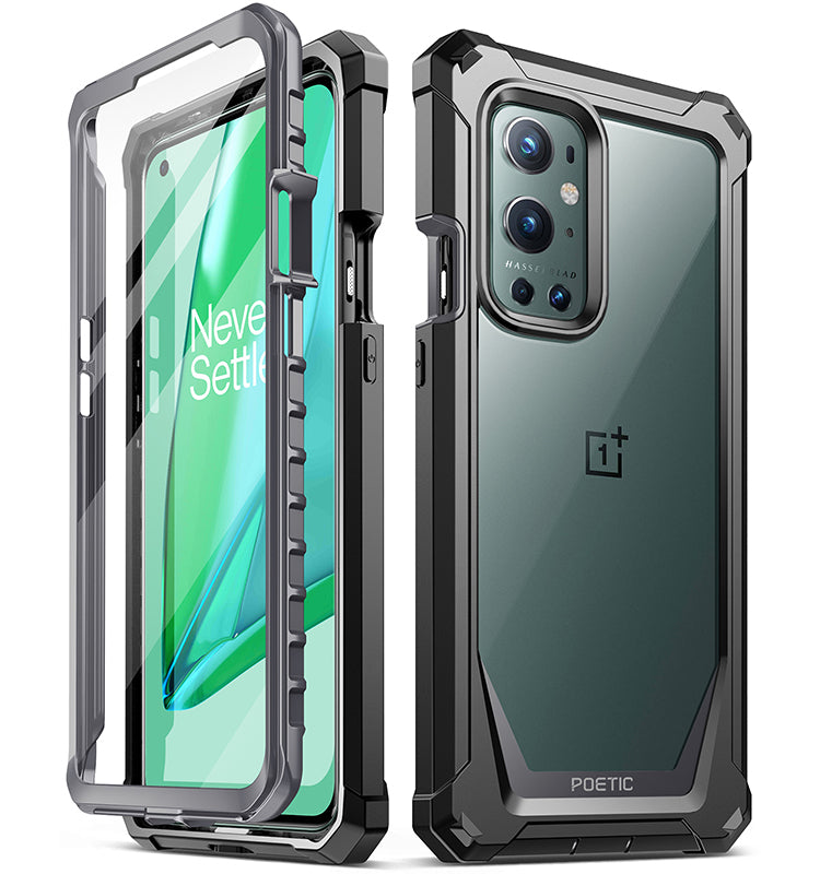 ExoGuard for OnePlus 9 Series Case, Rubber Shockproof Full-Body Cover Case Built-in Screen Protector and Kickstand Compatible with OnePlus 9 /OnePlus ExoGuard for OnePlus 9 Series Case, Rubber Shockproof Full-Body Cover Case Built-in Screen Protector and Kickstand Compatible with OnePlus 9 /OnePlus