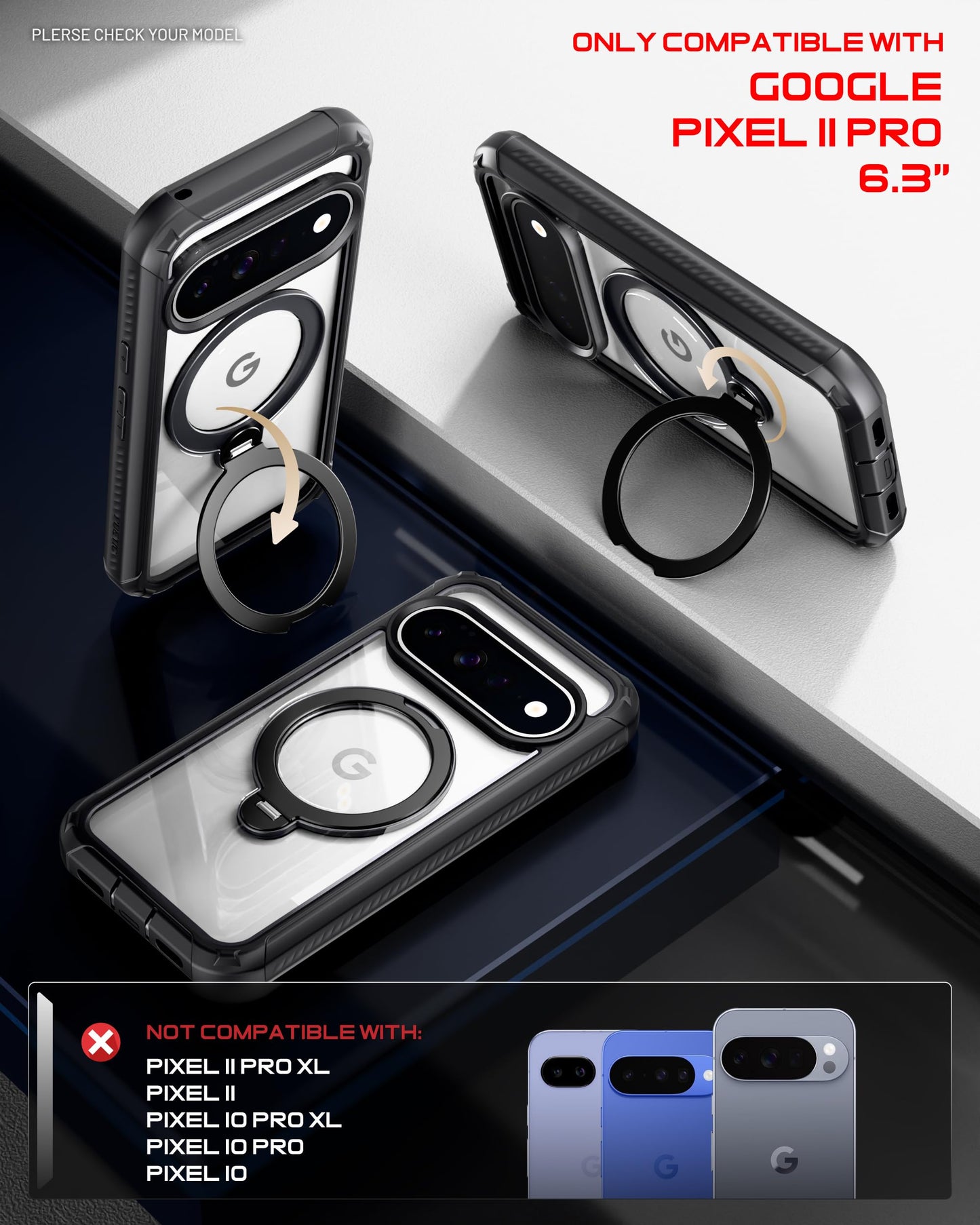 Google Pixel 11  Pro case Magsafe Ring Stand