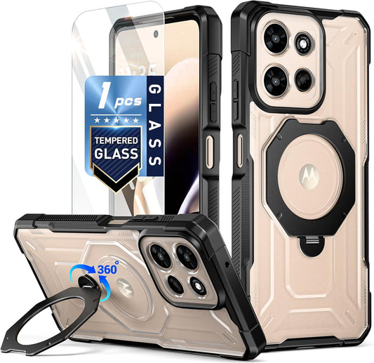 Moto G Power 5G (2025 & 2026) Spartan Case with Ring Stand