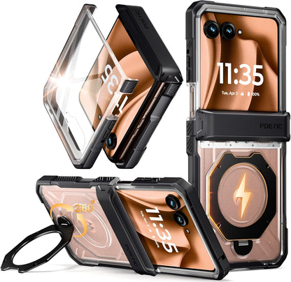 Moto Razr Plus 2026/2025/2024 Case with Ring Stand