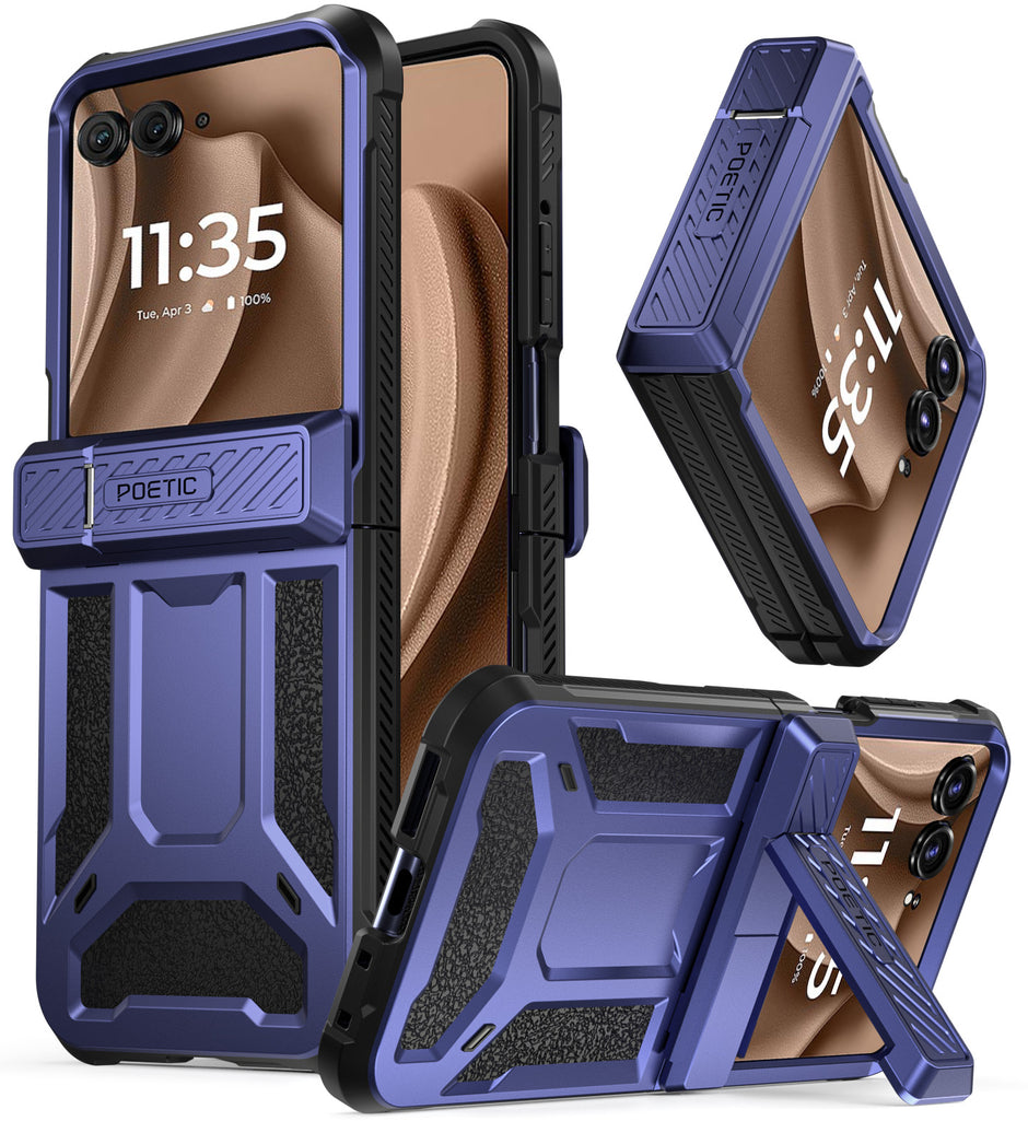 Blue Razer Case Moto Razr /Razr Plus / Razr Ultra 2025 Cases – Poetic Cases