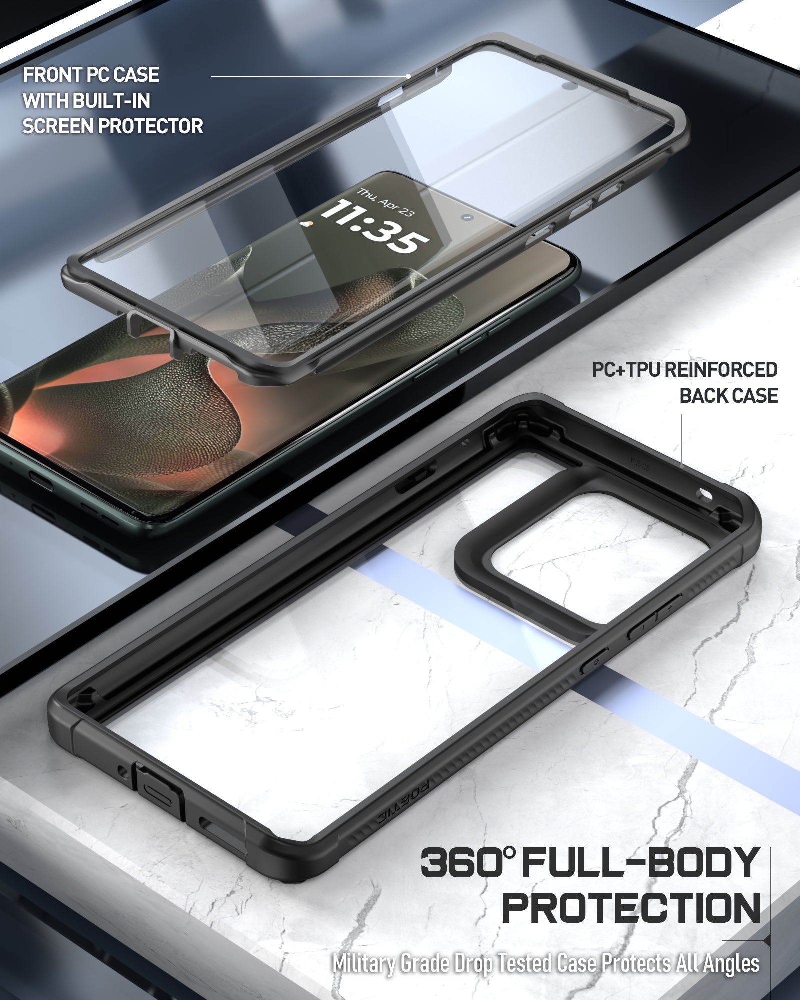 Moto Edge 2025 Case Black Moto Edge 2025 Case Black