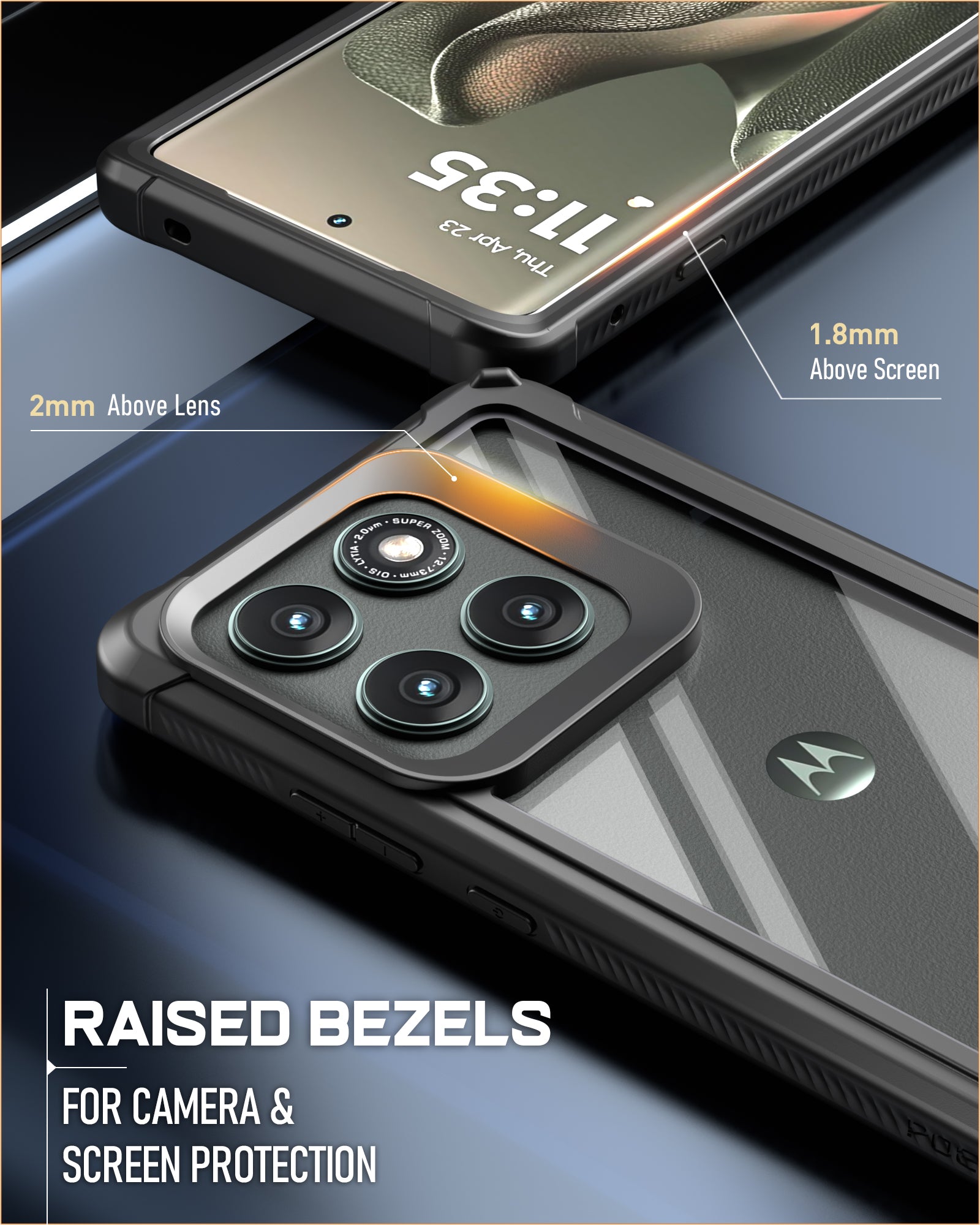 Moto Edge 2025 Case Black Moto Edge 2025 Case Black