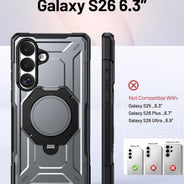 Galaxy S26 Spartan Case with Ring Stand