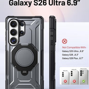 Galaxy S26 Ultra Spartan Case with Ring Stand