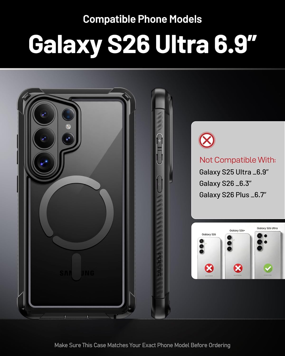 Galaxy S26 Ultra with MagSafe Case