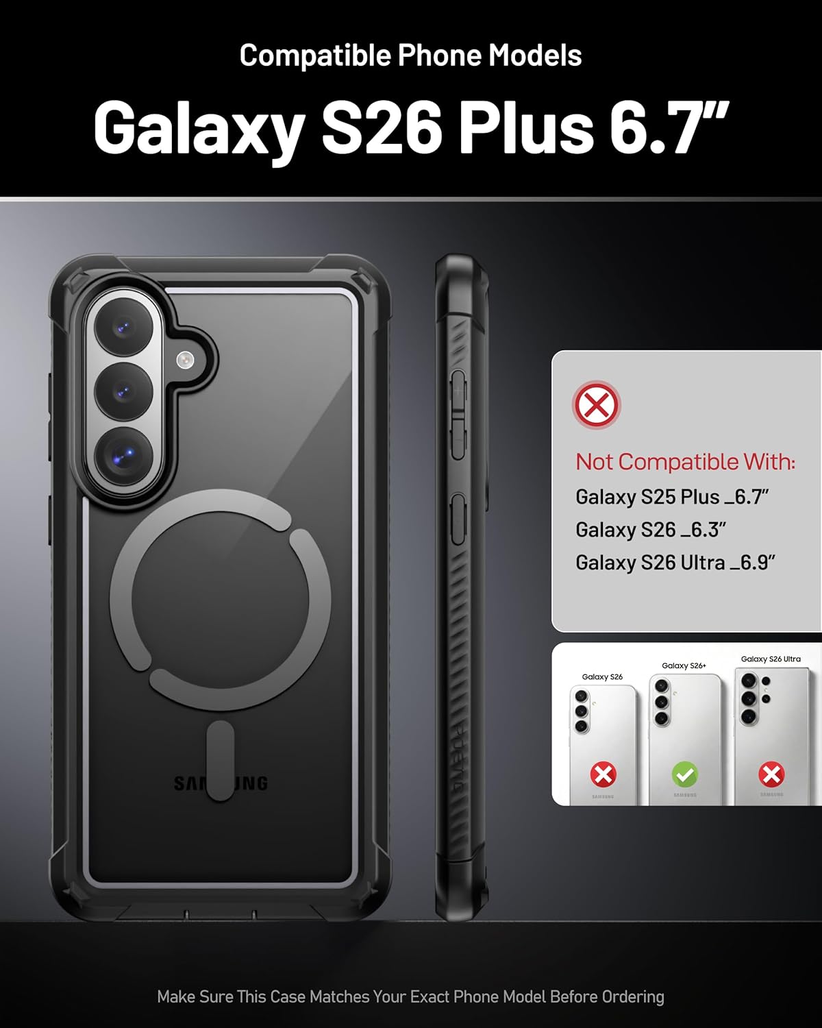 Galaxy S26 Plus with MagSafe Case