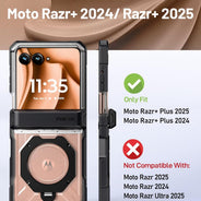 Moto Razr Plus 2026/2025/2024 Case with Ring Stand