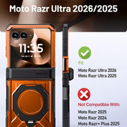 Moto Razr Ultra 2026/2025/2024 Magnetic Ring Kickstand
