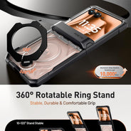 Moto Razr Plus 2026/2025/2024 Case with Ring Stand