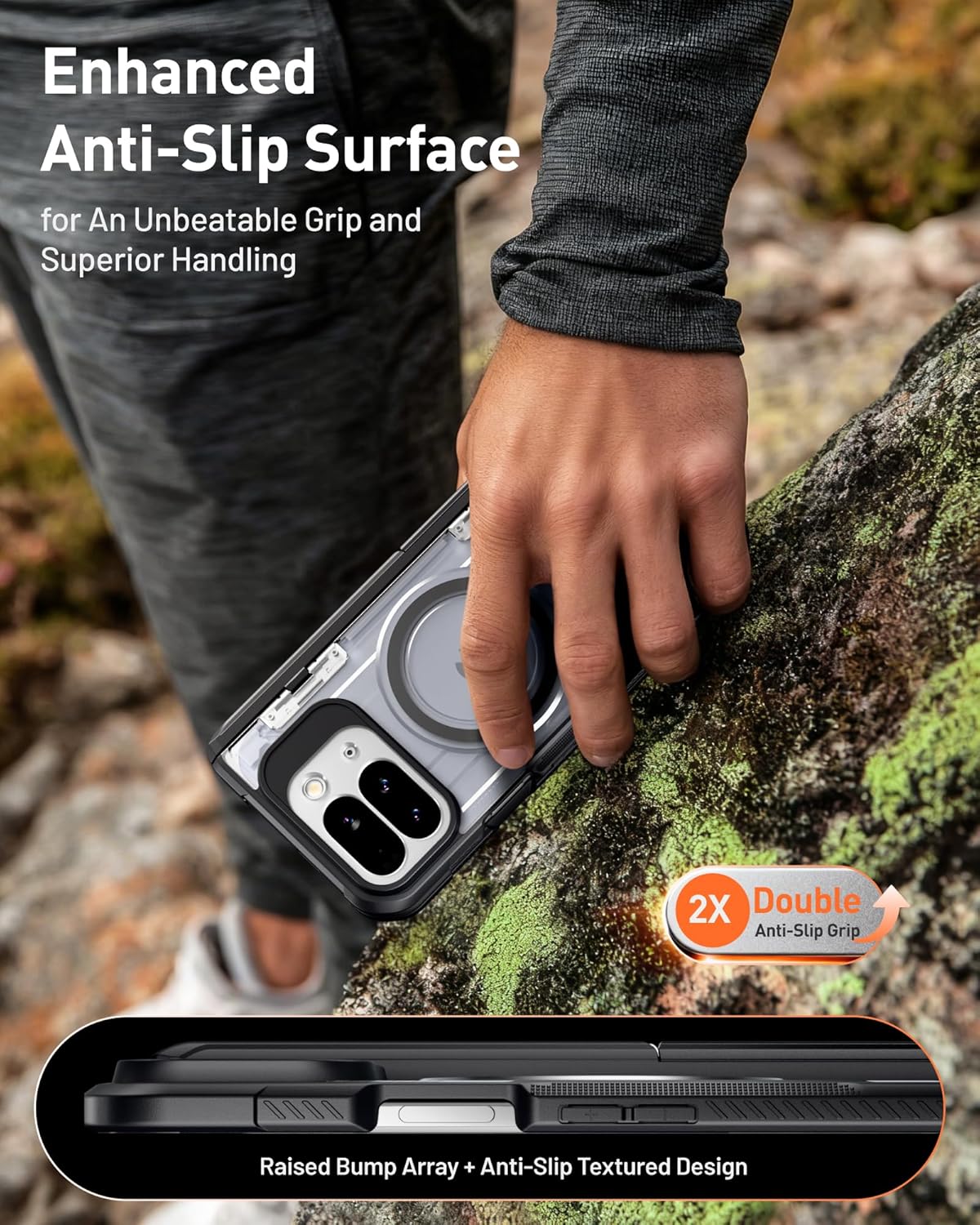 Google Pixel 10 Pro Fold 本体 ケース付き Google Pixel 10 Pro Fold with MagSafe Case – Poetic Cases