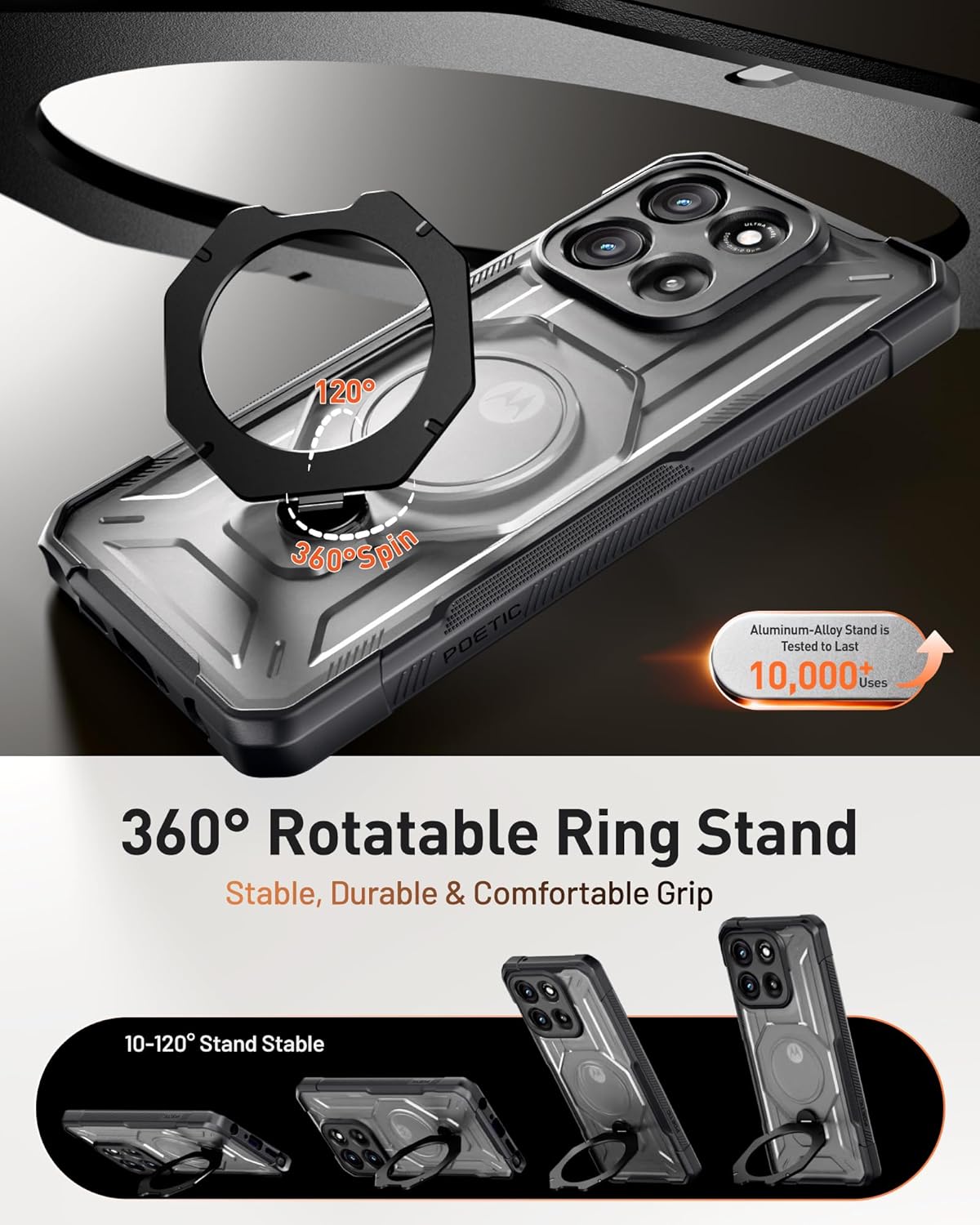 Moto G Stylus 5G 2026 with Magnetic Ring Kickstand