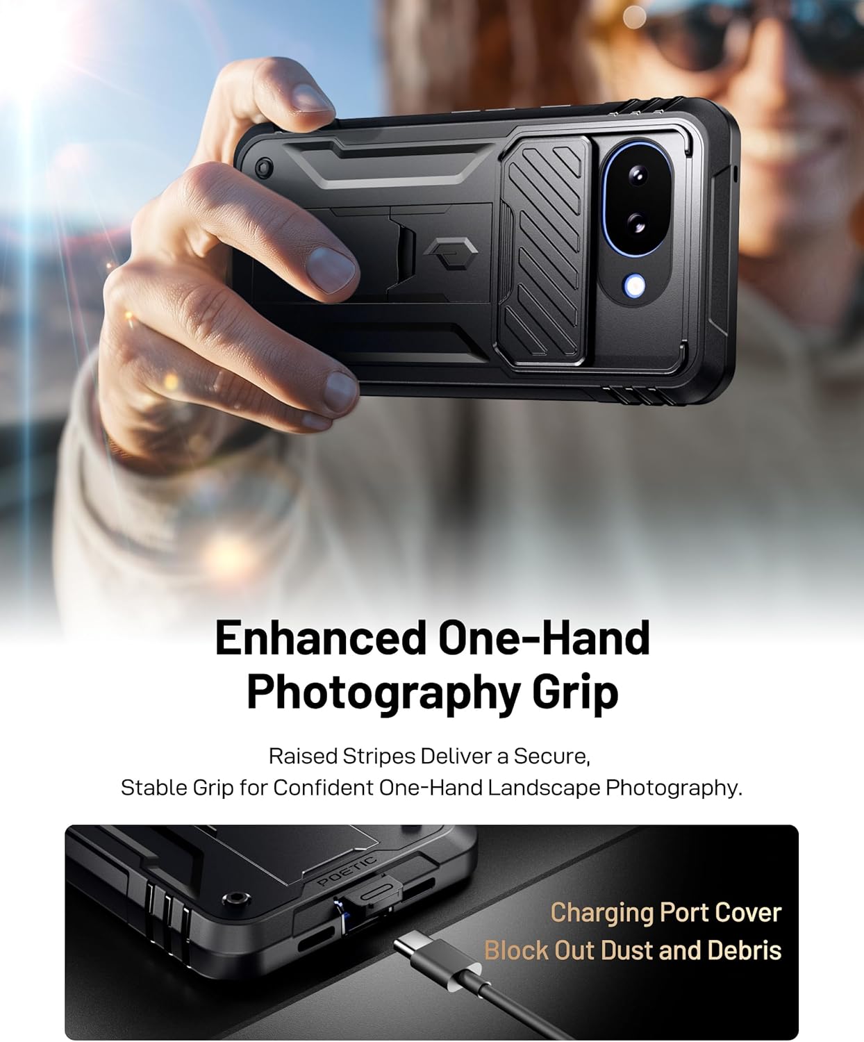 Google Pixel 10A with Slide Camera Cover Case