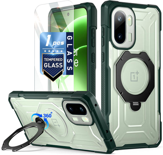 OnePlus 15R Spartan Case with Ring Stand
