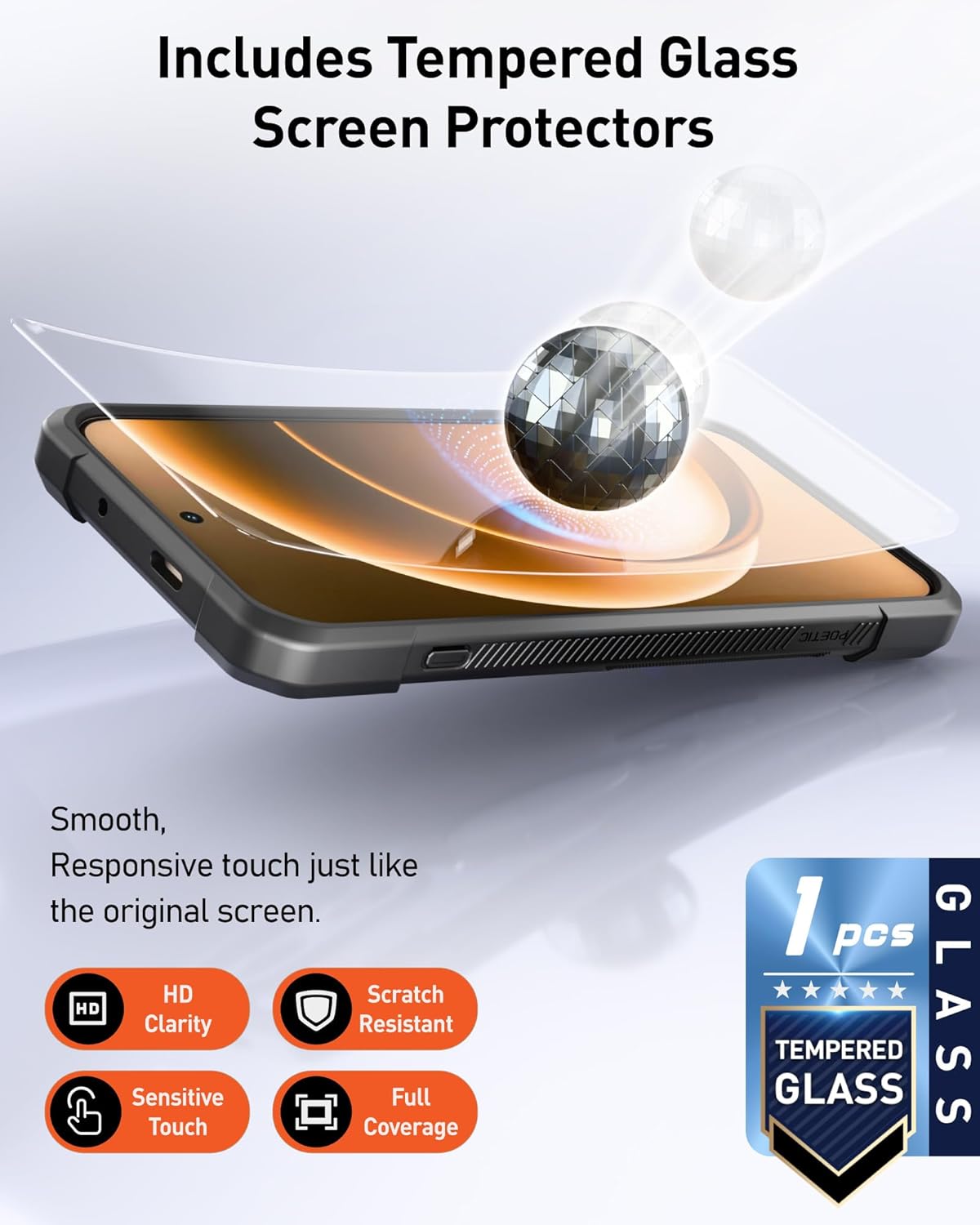 OnePlus 15 Spartan Case with Ring Stand