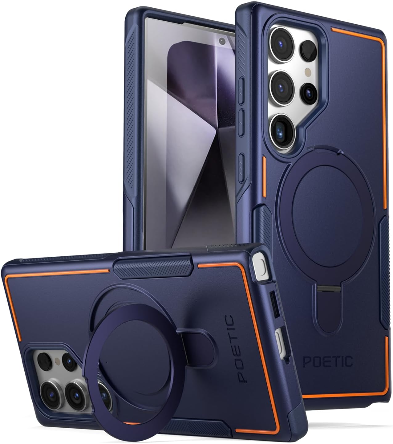 Galaxy S24 Ultra Magnetic Ring Stand Case – Poetic Cases
