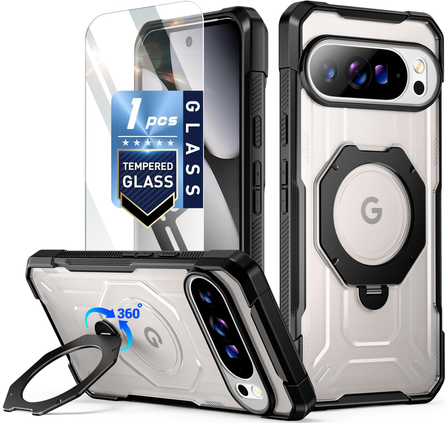 Google Pixel 10 Pro XL Spartan Case with Ring Stand