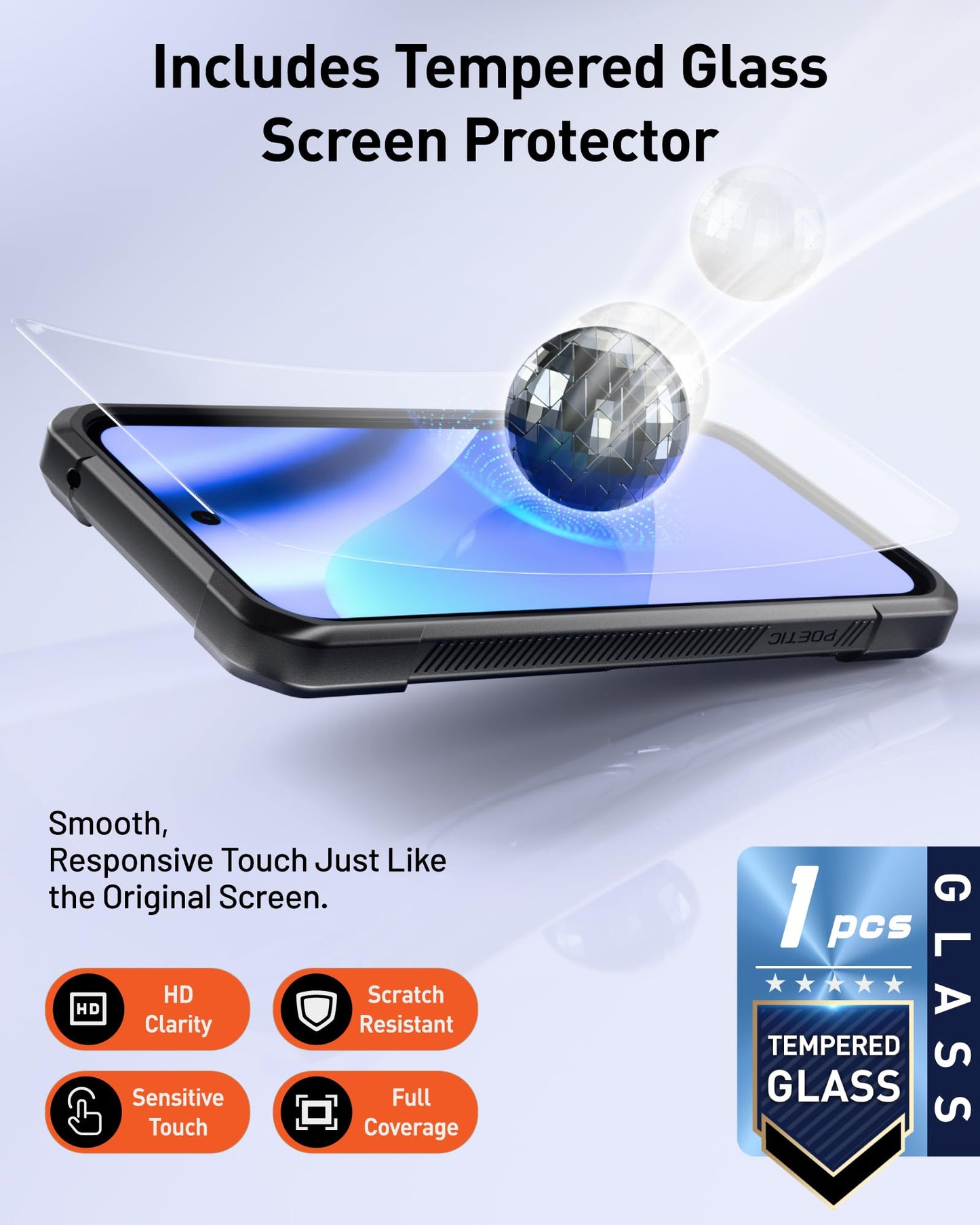 Google Pixel 10A Spartan Case with Ring Stand