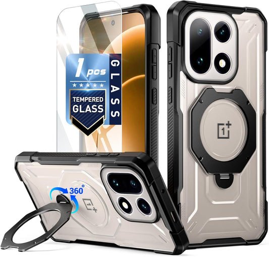 OnePlus 15 Spartan Case with Ring Stand