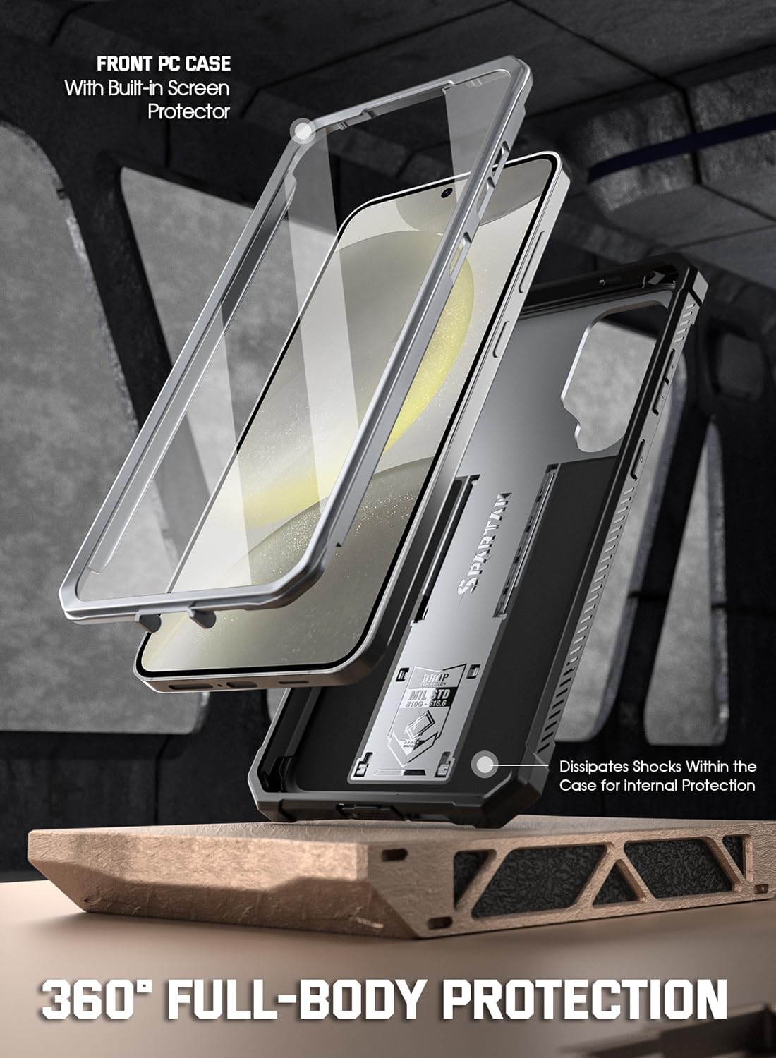 Galaxy S24 with Slide Camera Cover Case