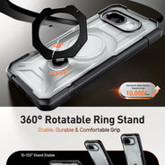 Google Pixel 10A Spartan Case with Ring Stand