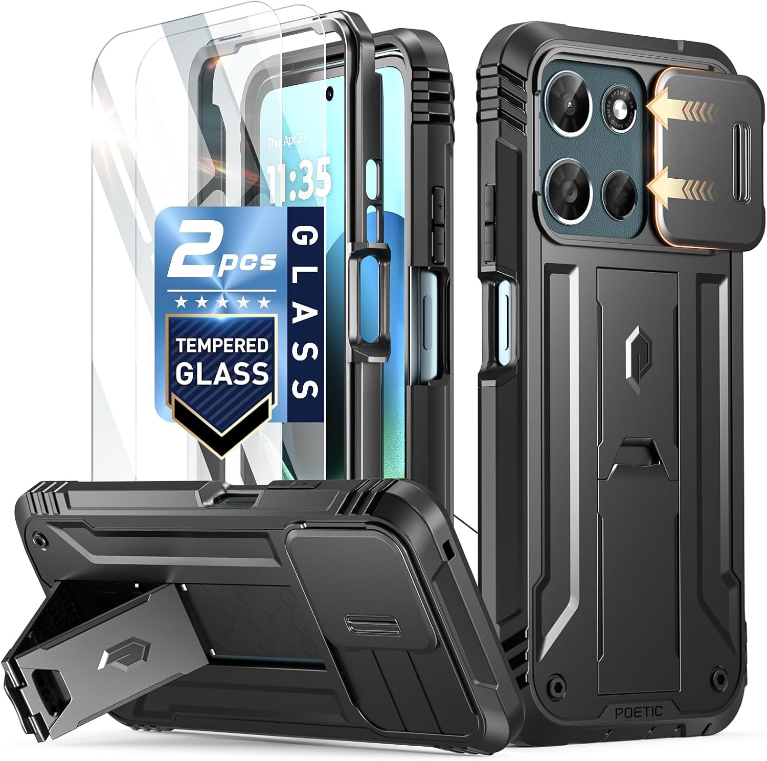 Moto G Play 5G (2026) / Moto G 5G (2026) Revolution Case Purple Moto G Play 5G (2026) / Moto G 5G (2026) Revolution Case Purple