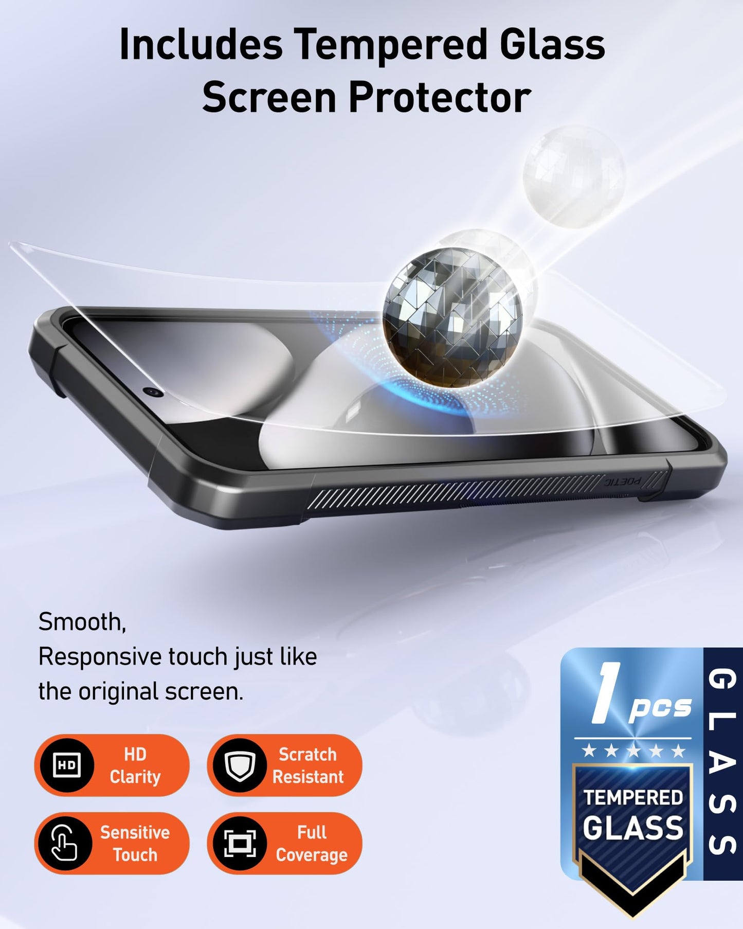 Google Pixel 10 Pro XL Spartan Case with Ring Stand