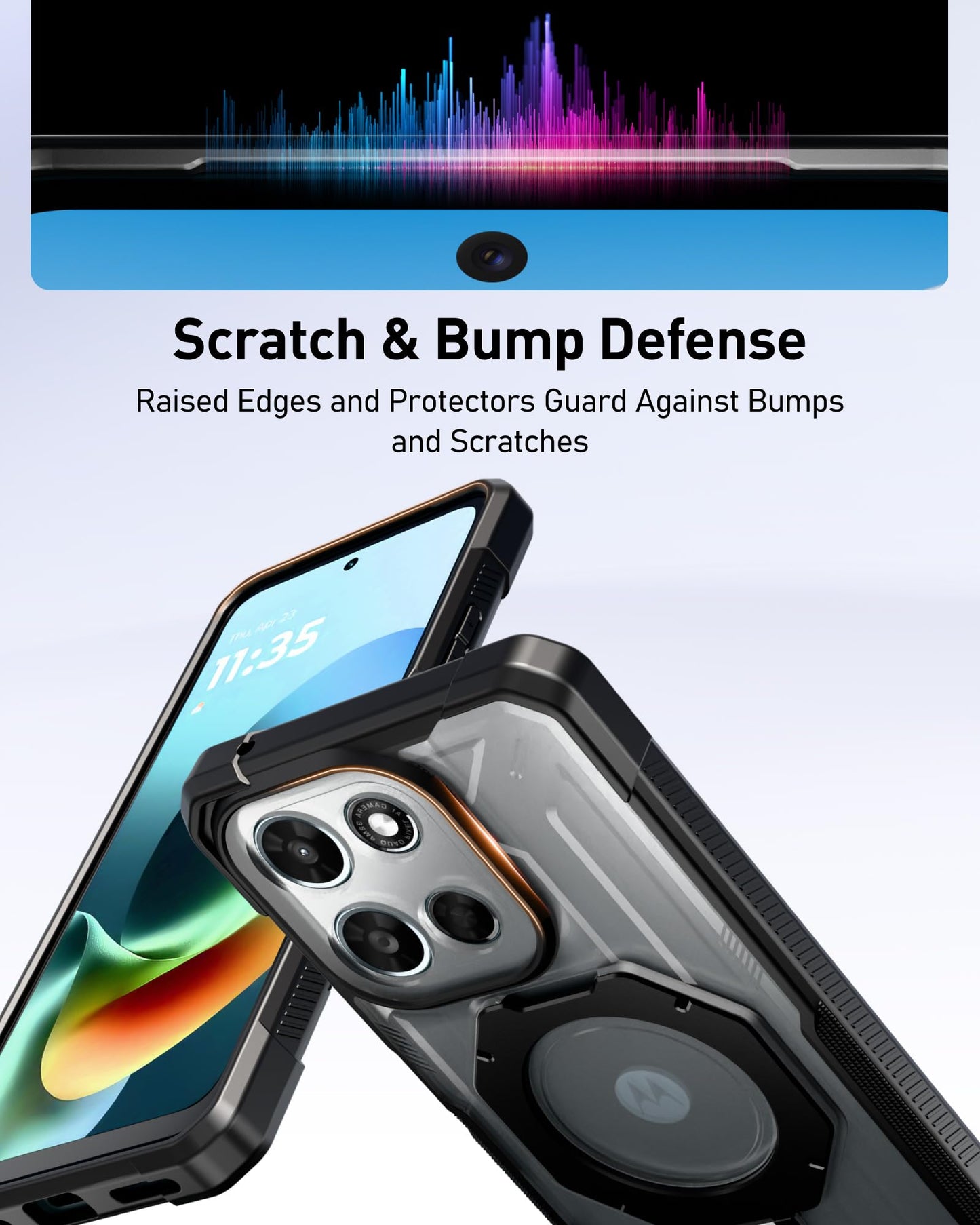 Moto G Play (2026) I Moto G 5G (2025 & 2026) Spartan Case with Ring Stand