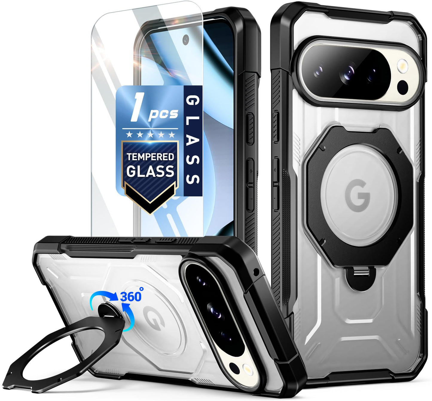 Google Pixel 10 / 10 Pro Spartan Case with Ring Stand