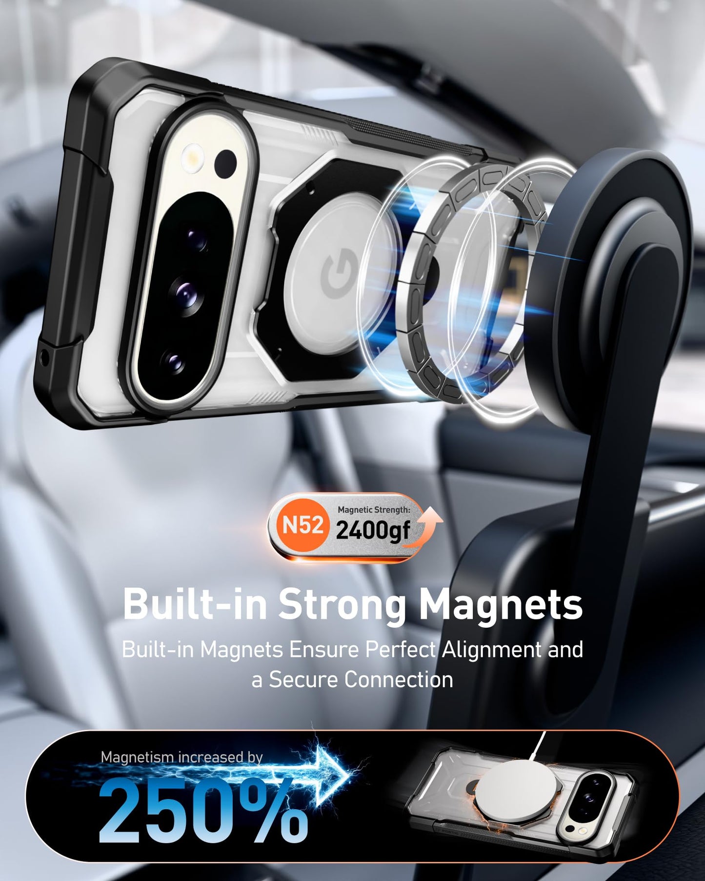 Google Pixel 10 / 10 Pro Spartan Case with Ring Stand