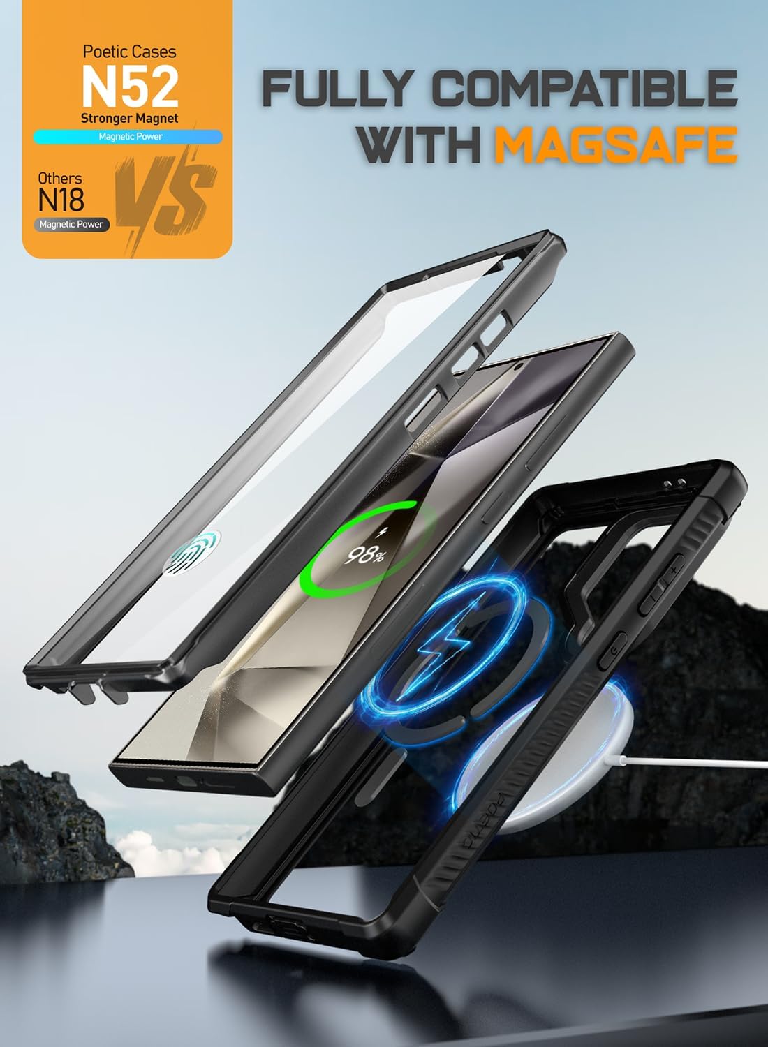 Galaxy S24 Ultra Camera Stand with MagSafe Case