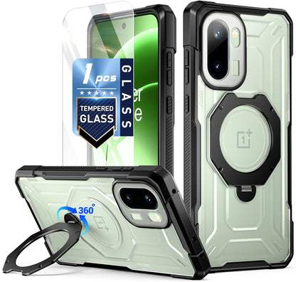 OnePlus 15R Spartan Case with Ring Stand
