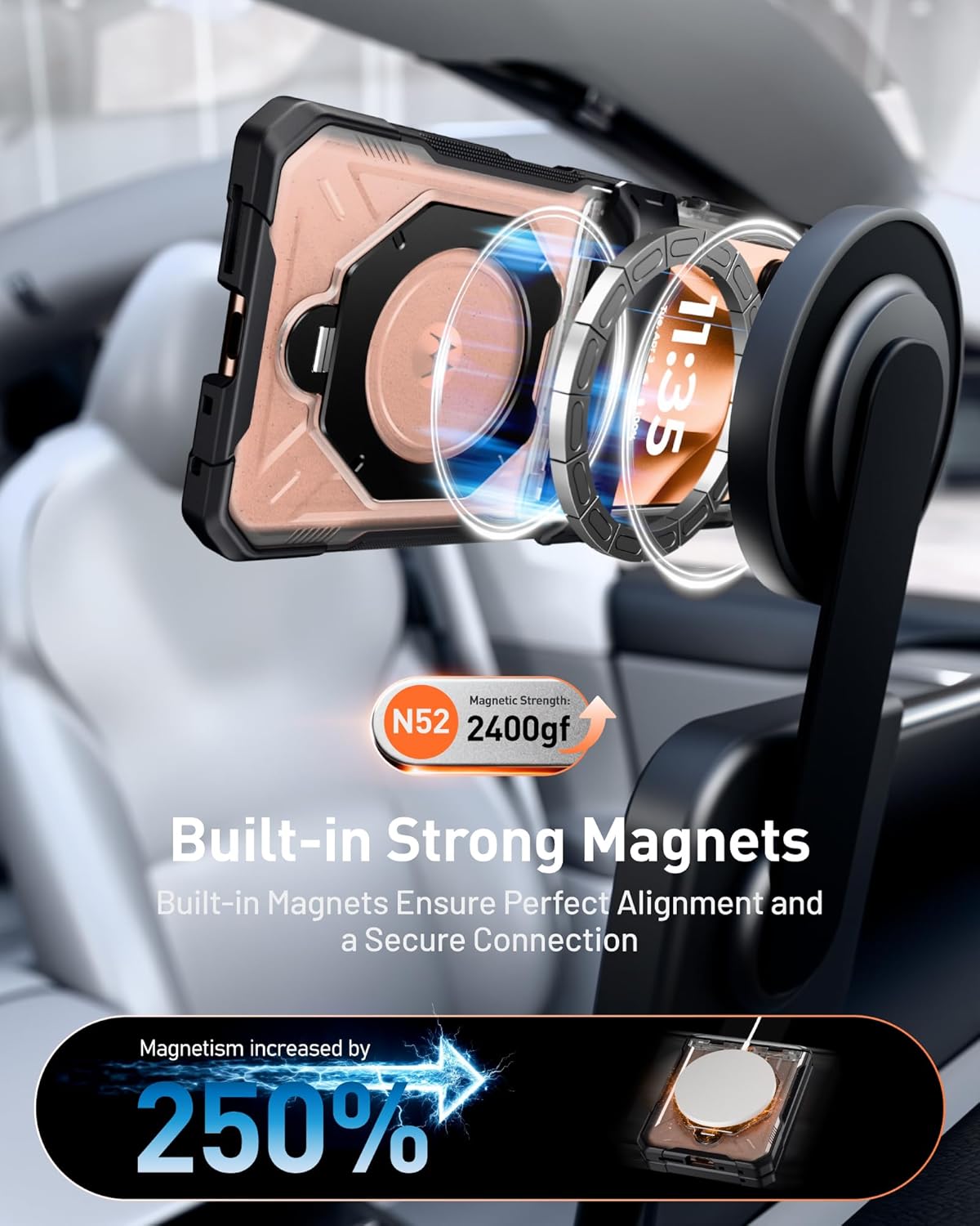 Moto Razr Plus 2026/2025/2024 Case with Ring Stand