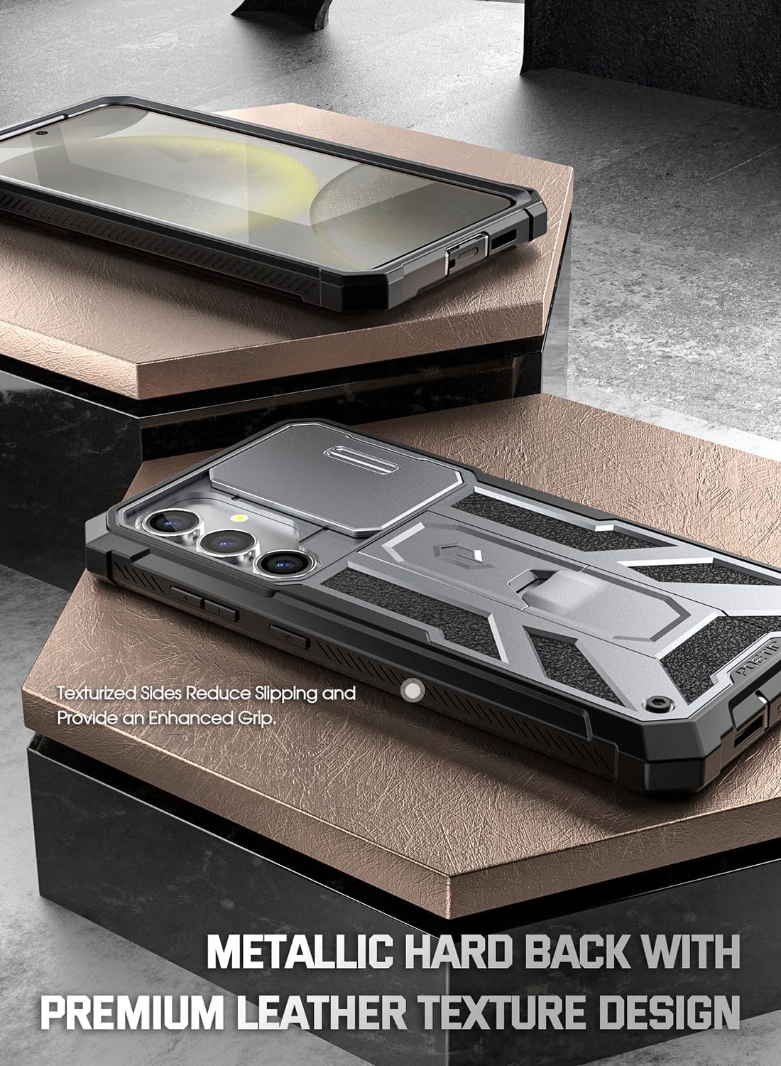Galaxy S24 with Slide Camera Cover Case
