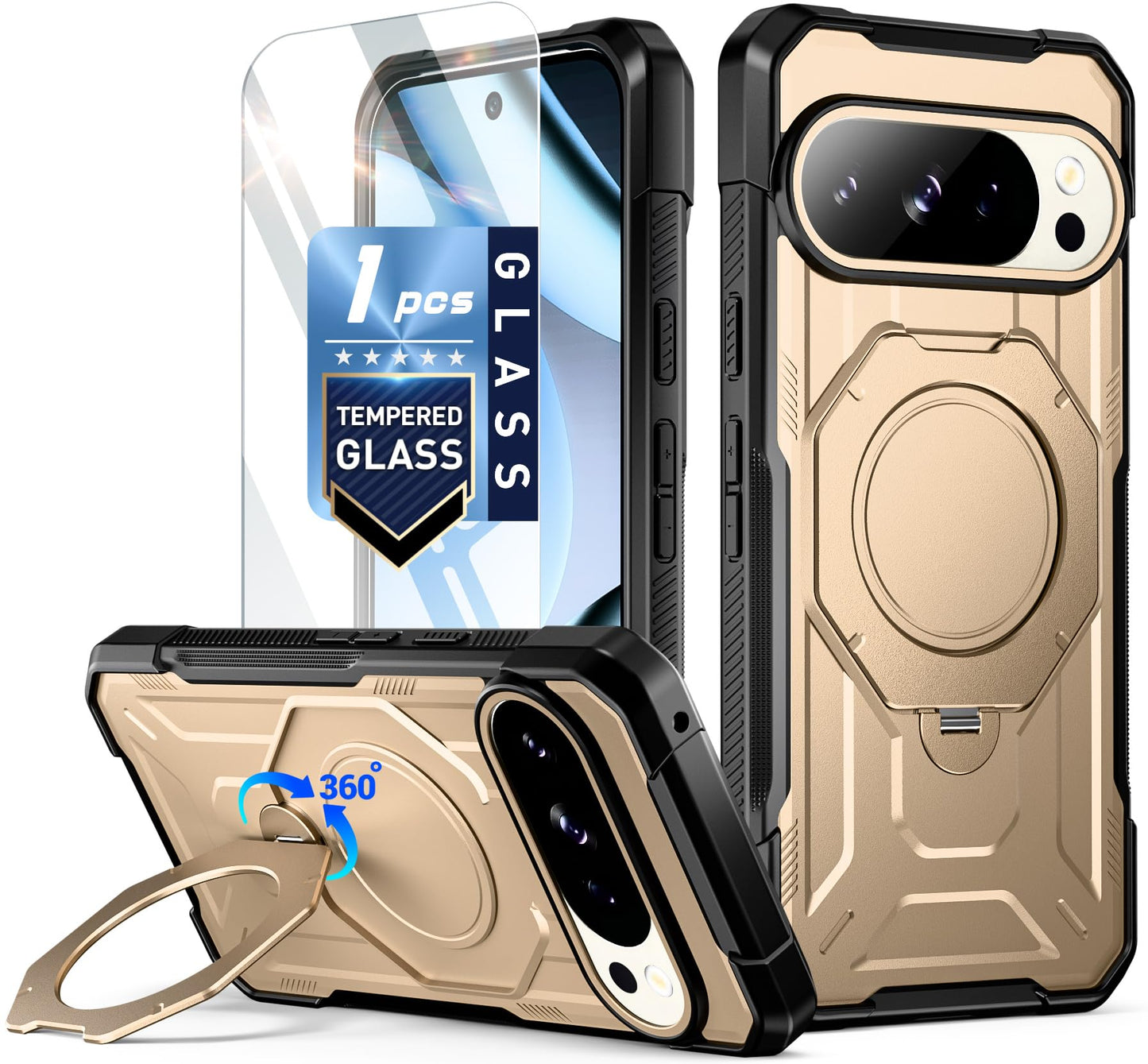 Google Pixel 10 / 10 Pro Spartan Case with Ring Stand