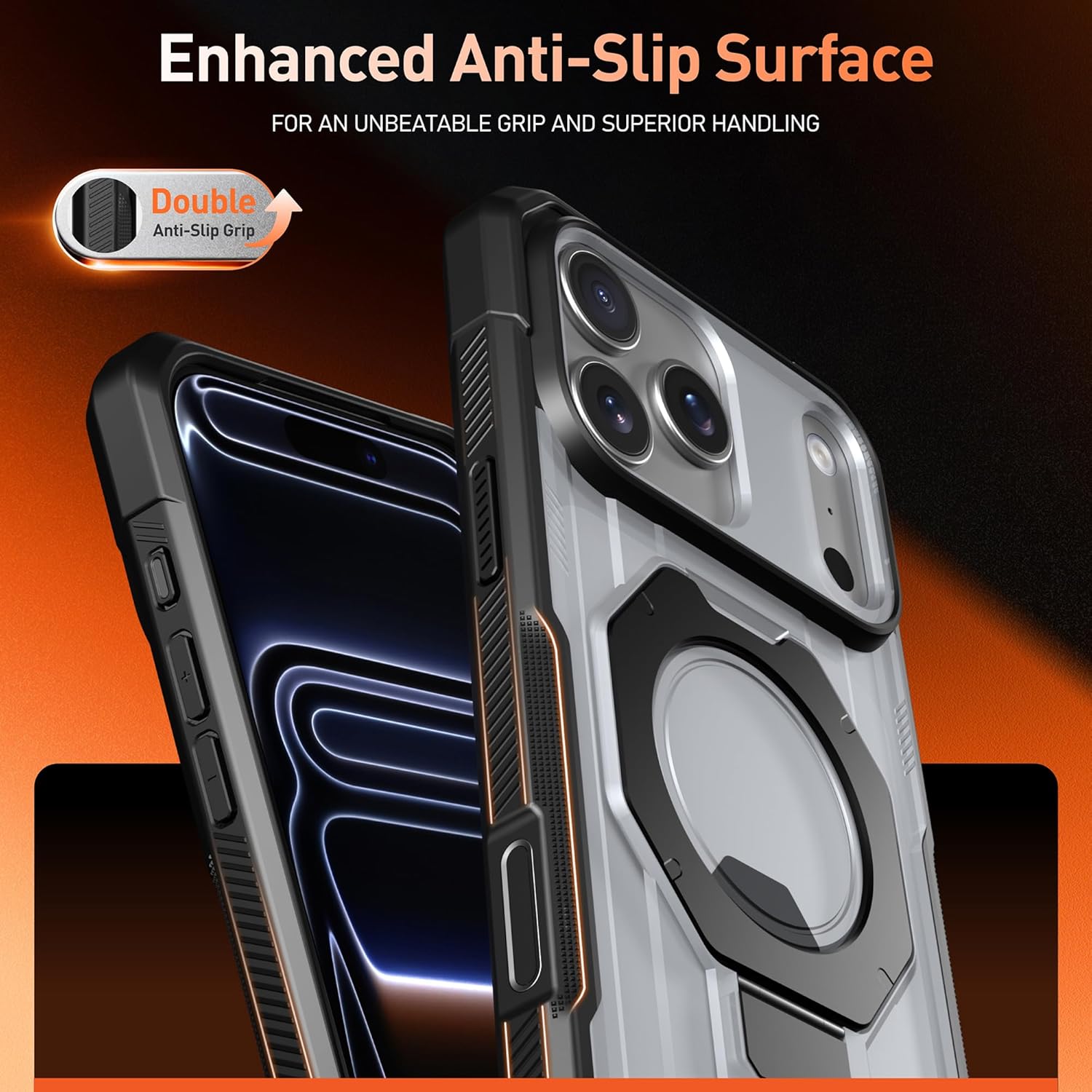 Apple iPhone 17 Pro with MagSafe Ring Stand Case – Poetic Cases