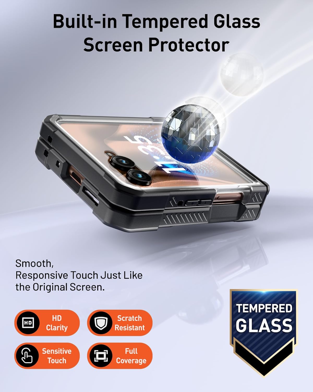 Moto Razr Plus 2026/2025/2024 Case with Ring Stand