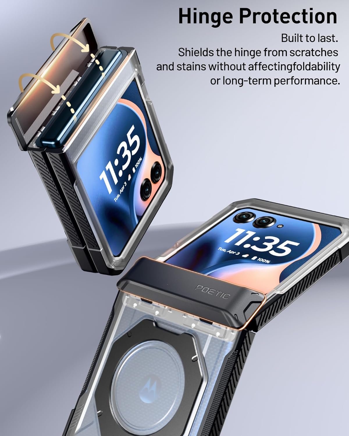 Moto Razr 2026/2025/2024 Case with Ring Stand