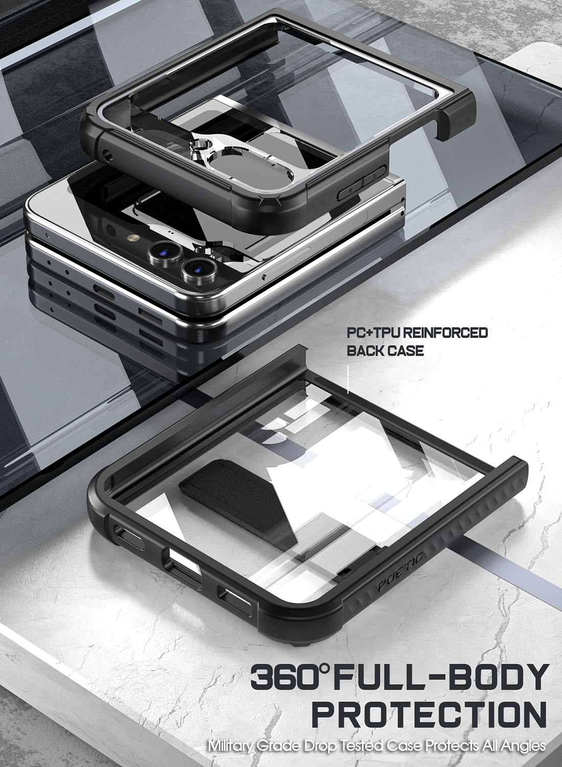 Galaxy Z Flip 5 Case with Kickstand