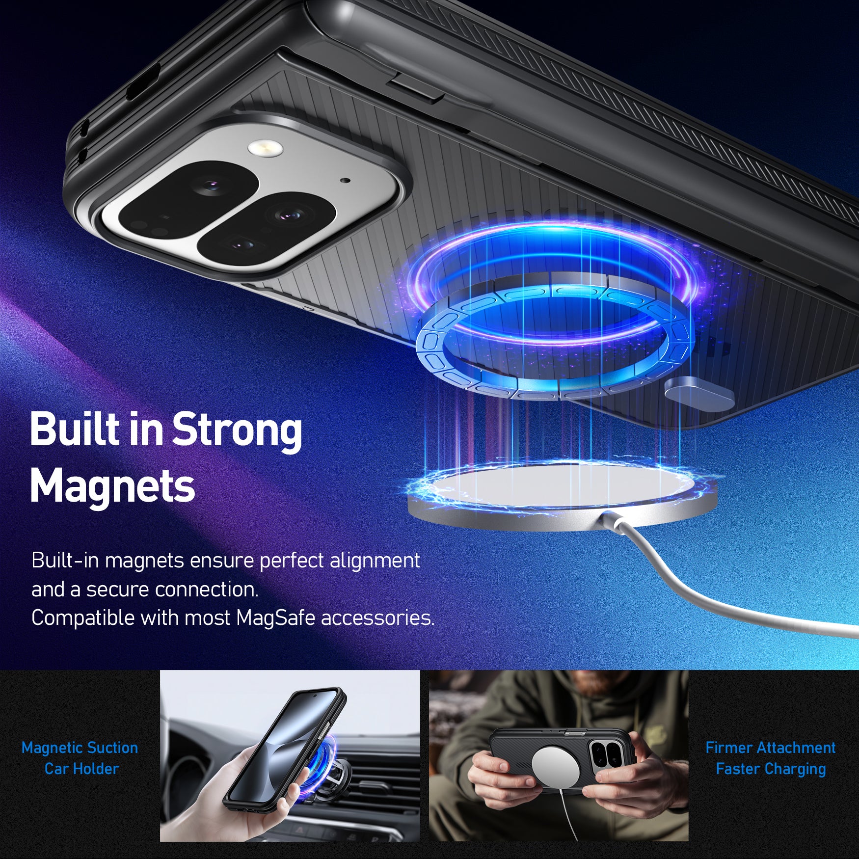 Google Pixel 10 Pro Fold Revolution Flex Case Black Google Pixel 10 Pro Fold Revolution Flex Case Black